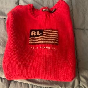 Women's Red Sweater